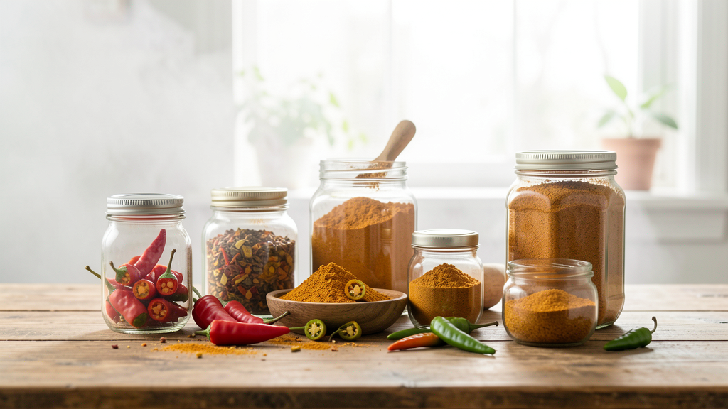 Photographic detail related to Crafting Chili Powder Without a Machine: 3 Reliable Drying Methods