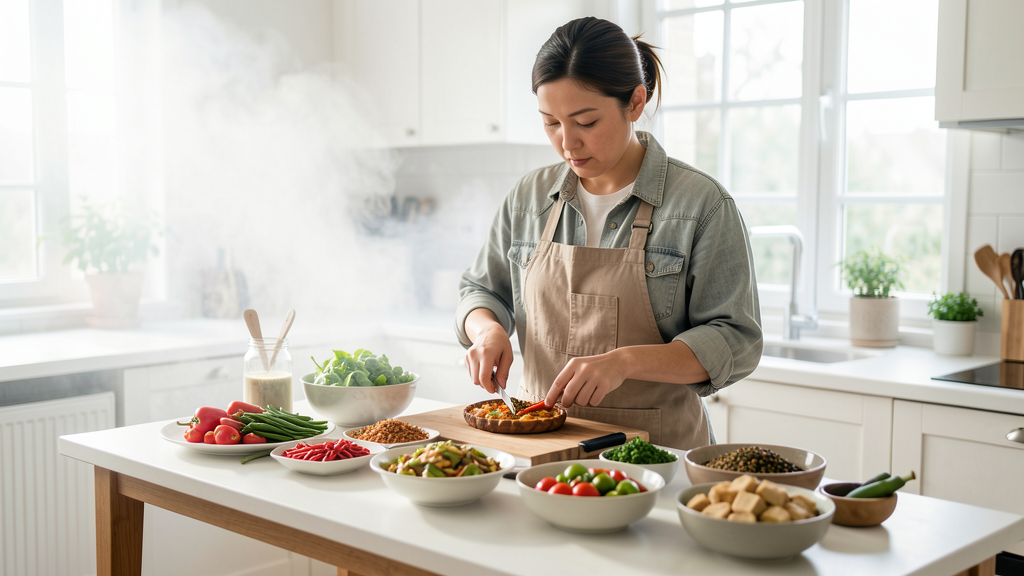 Editorial image illustrating Engineering the Mala: How to Toast Sichuan Peppercorns for Authentic Mapo Tofu