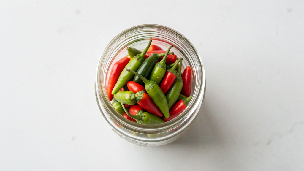 Photographic detail related to Can I Really Ferment Leftover Thai Chilies in a Simple Mason Jar?