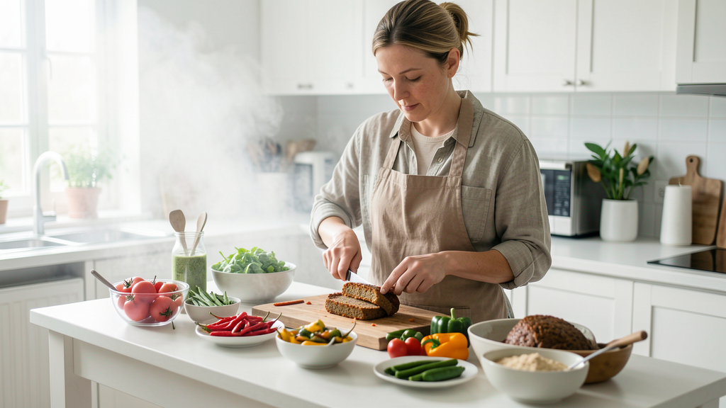 Editorial image illustrating Replacing Tomato Paste with Gochujang in My Weeknight Meatloaf