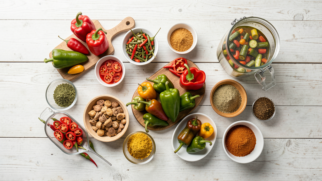 Editorial image illustrating Should You Roast Peppers Before Freezing Them for Later Use?