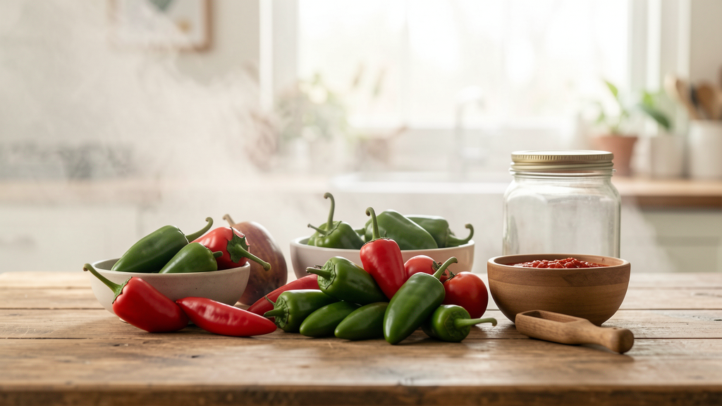 Photographic detail related to Why Green Jalapeños Turn Red and How Their Heat Changes